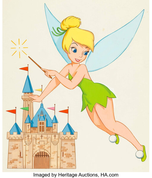 original tinkerbell with wand