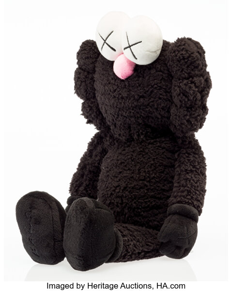 KAWS  BFF Companion Plush (Black)