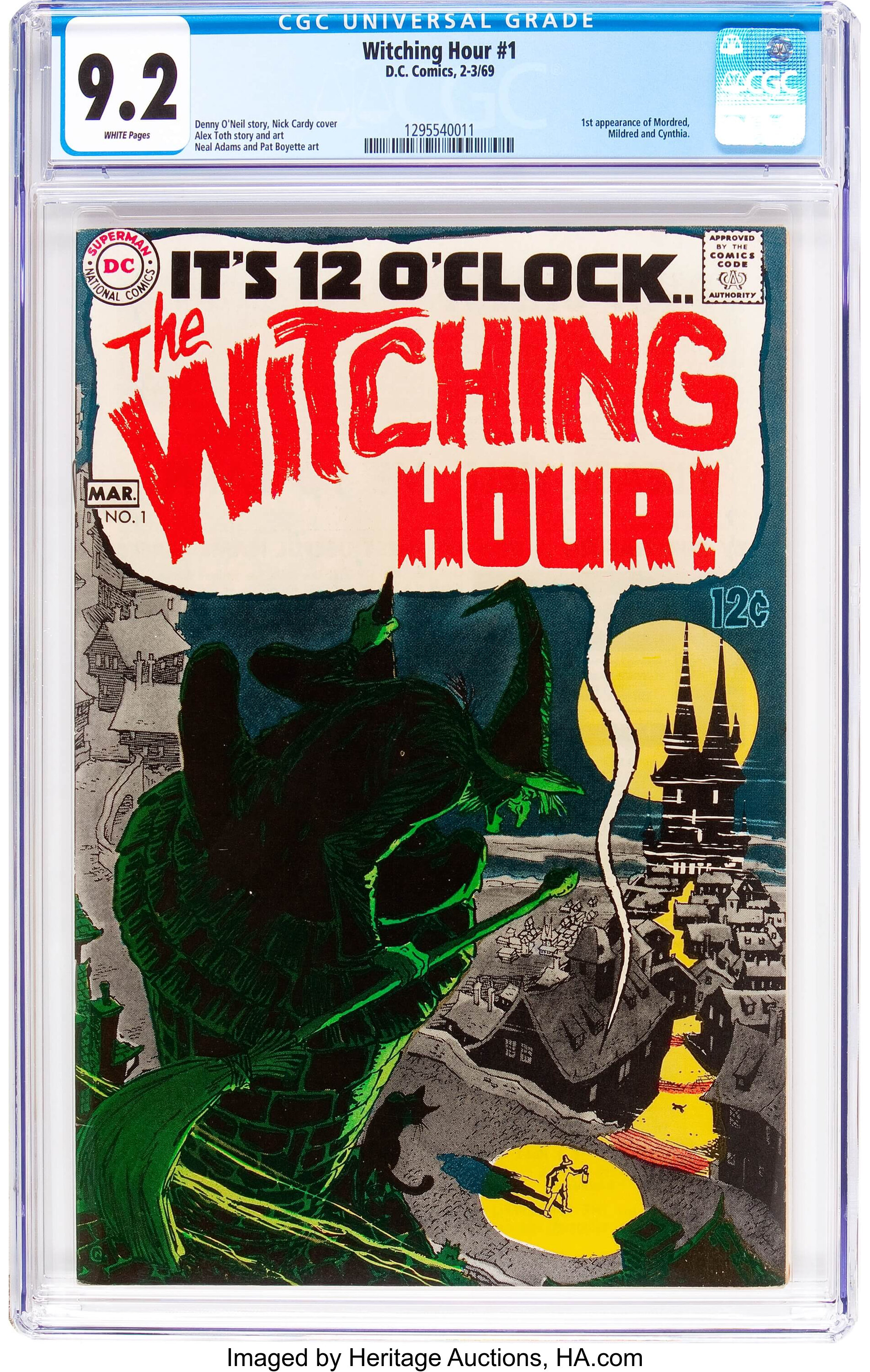 The Witching Hour 1 Dc 1969 Cgc Nm 9 2 White Pages Silver Lot Heritage Auctions