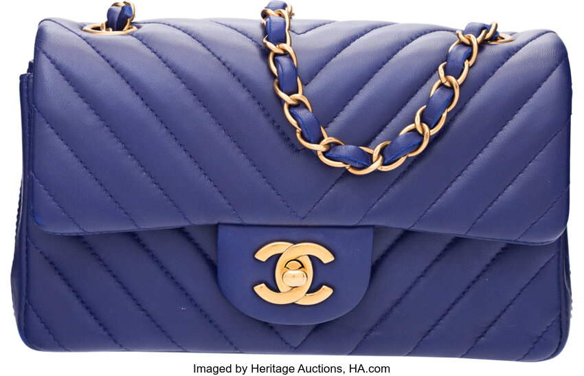 Chanel Royal Blue Roi Lambskin Rectangular Mini Classic Flap Bag GHW –  Boutique Patina