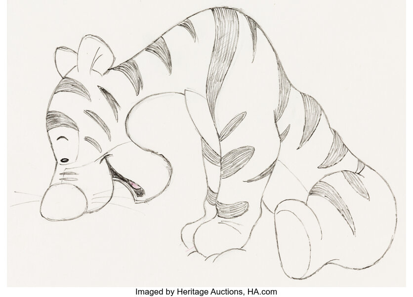 tigger and pooh drawing