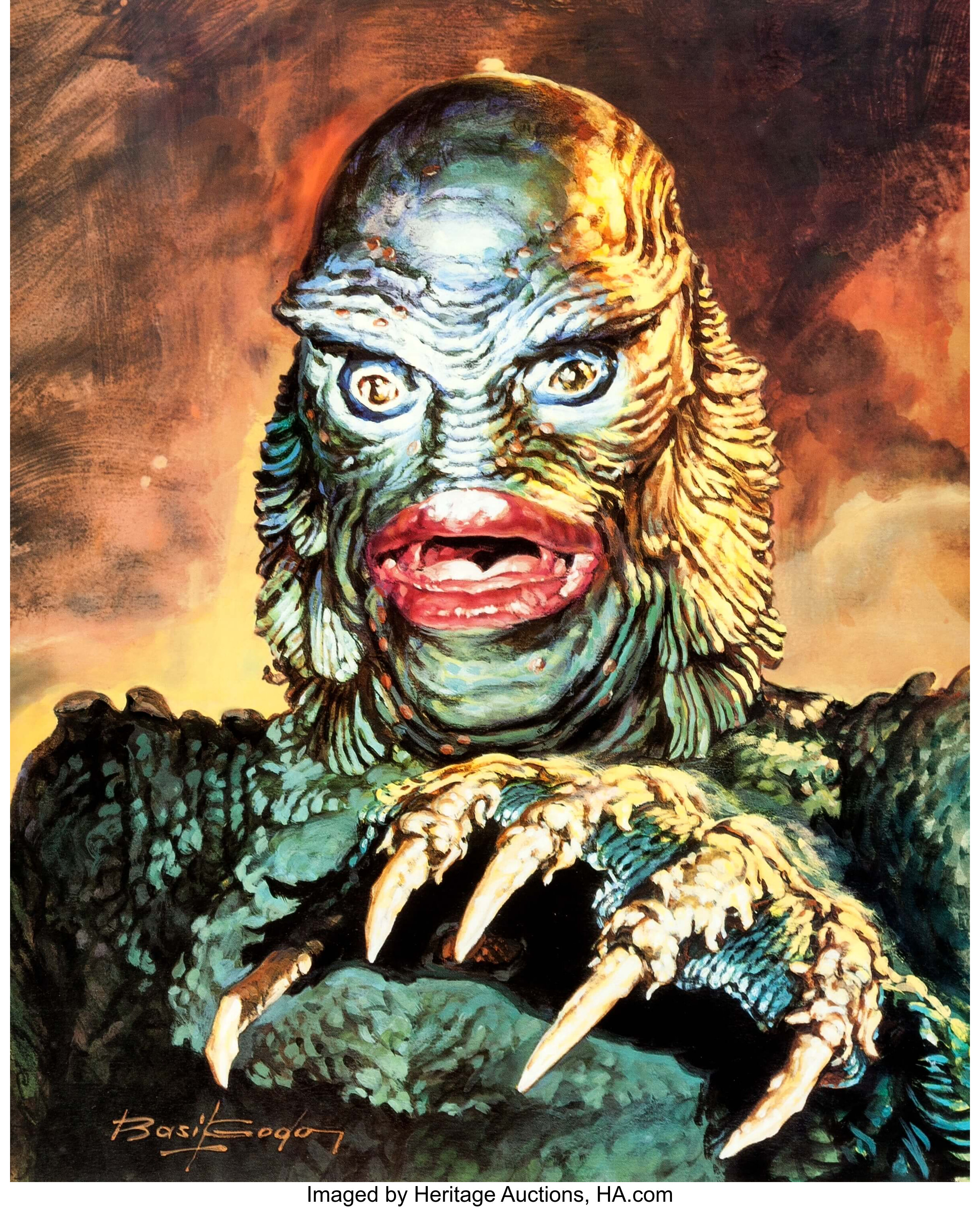 Basil Gogos Creature From The Black Lagoon Signed Limited Edition Lot Heritage Auctions