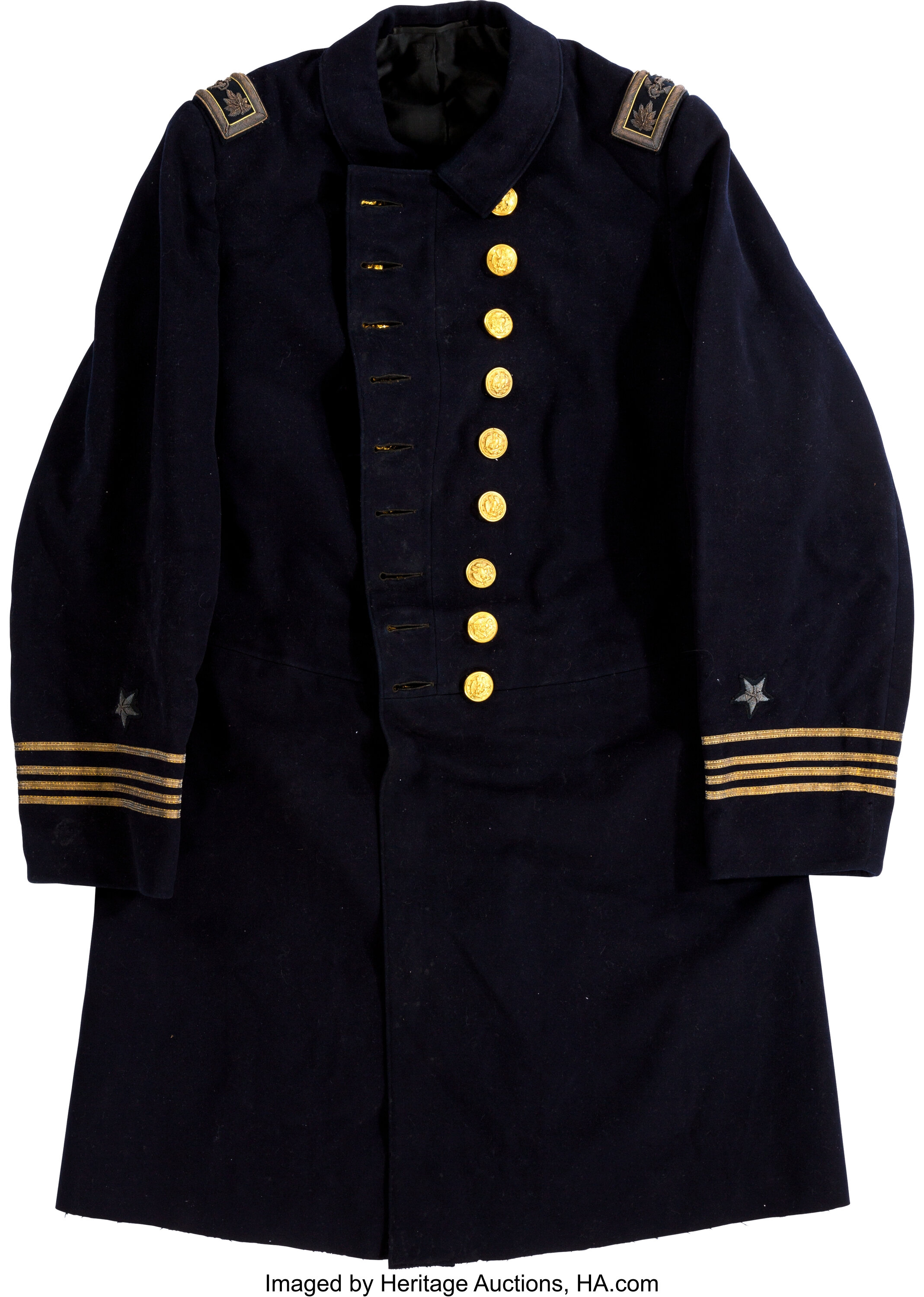 Navy frock cheap coat