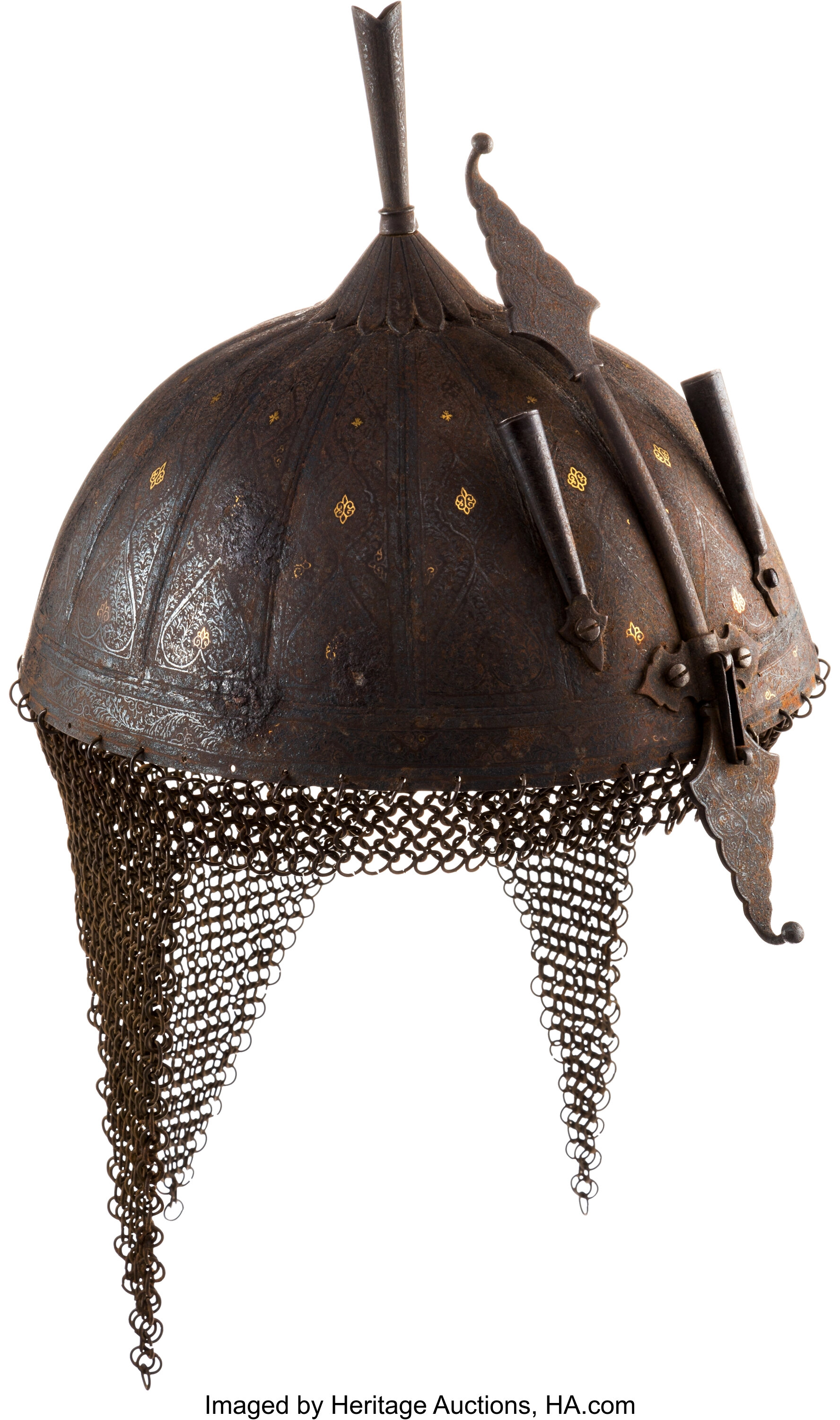 ancient persian helmet