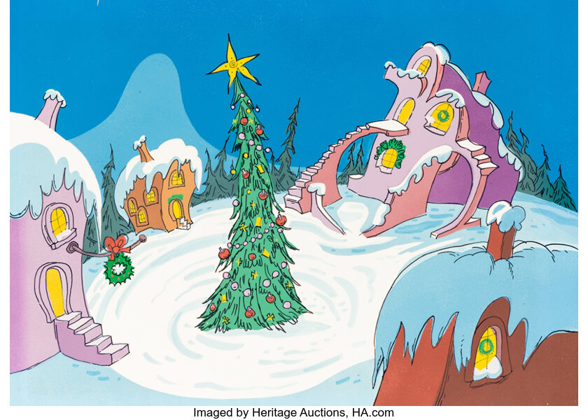 How The Grinch Stole Christmas Whoville Christmas Tree Preliminary