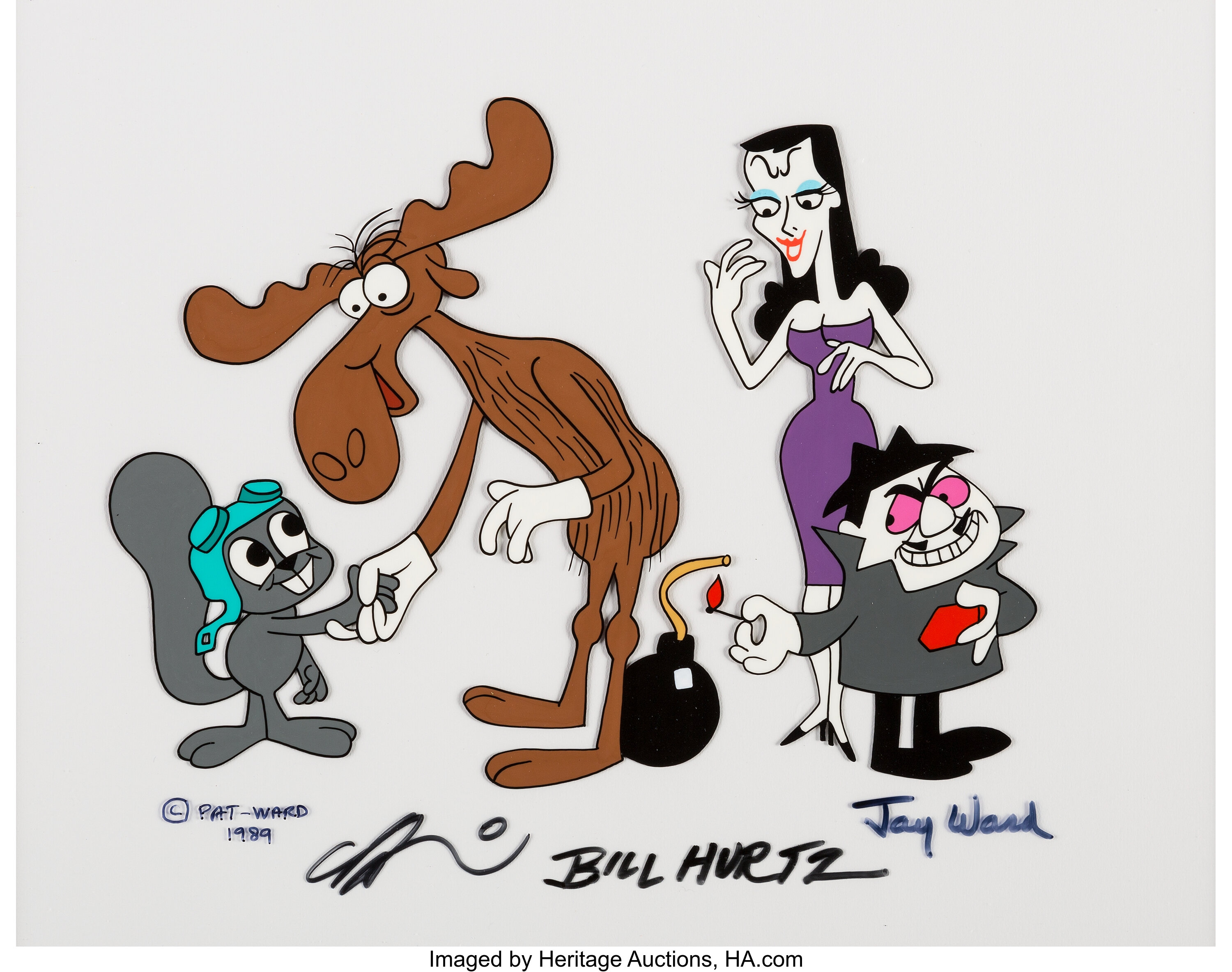 Natasha rocky and deals bullwinkle