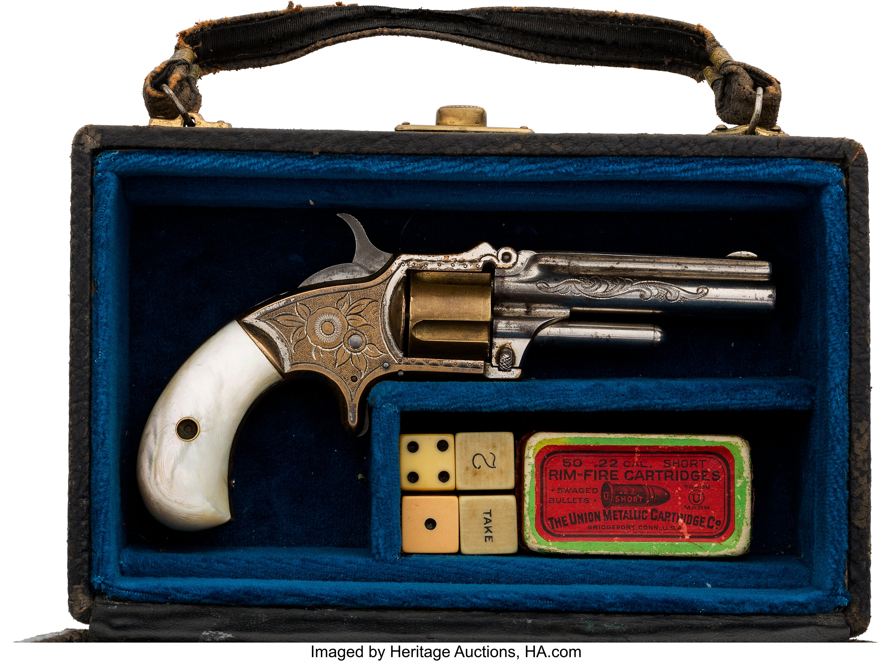 【特別送料無料！】 Standard XXX Marlin Cased 1872 Revolver Pocket Action Single ルアー・フライ