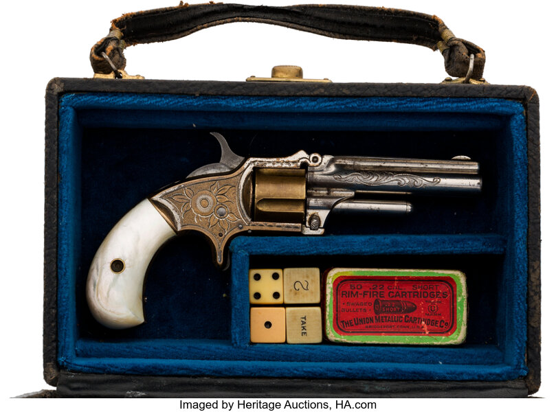 レビュー高評価の商品!の商品をすべて Cased Marlin XXX Standard 1872 Single Action Pocket Revolver ルアー・フライ