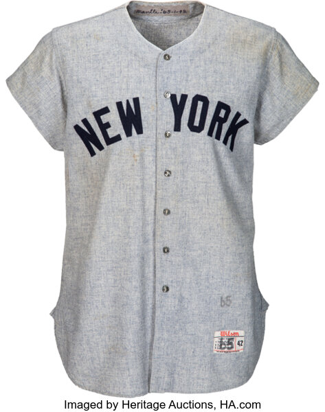 Mickey Mantle jersey from 1964 sells for record $1.32 million