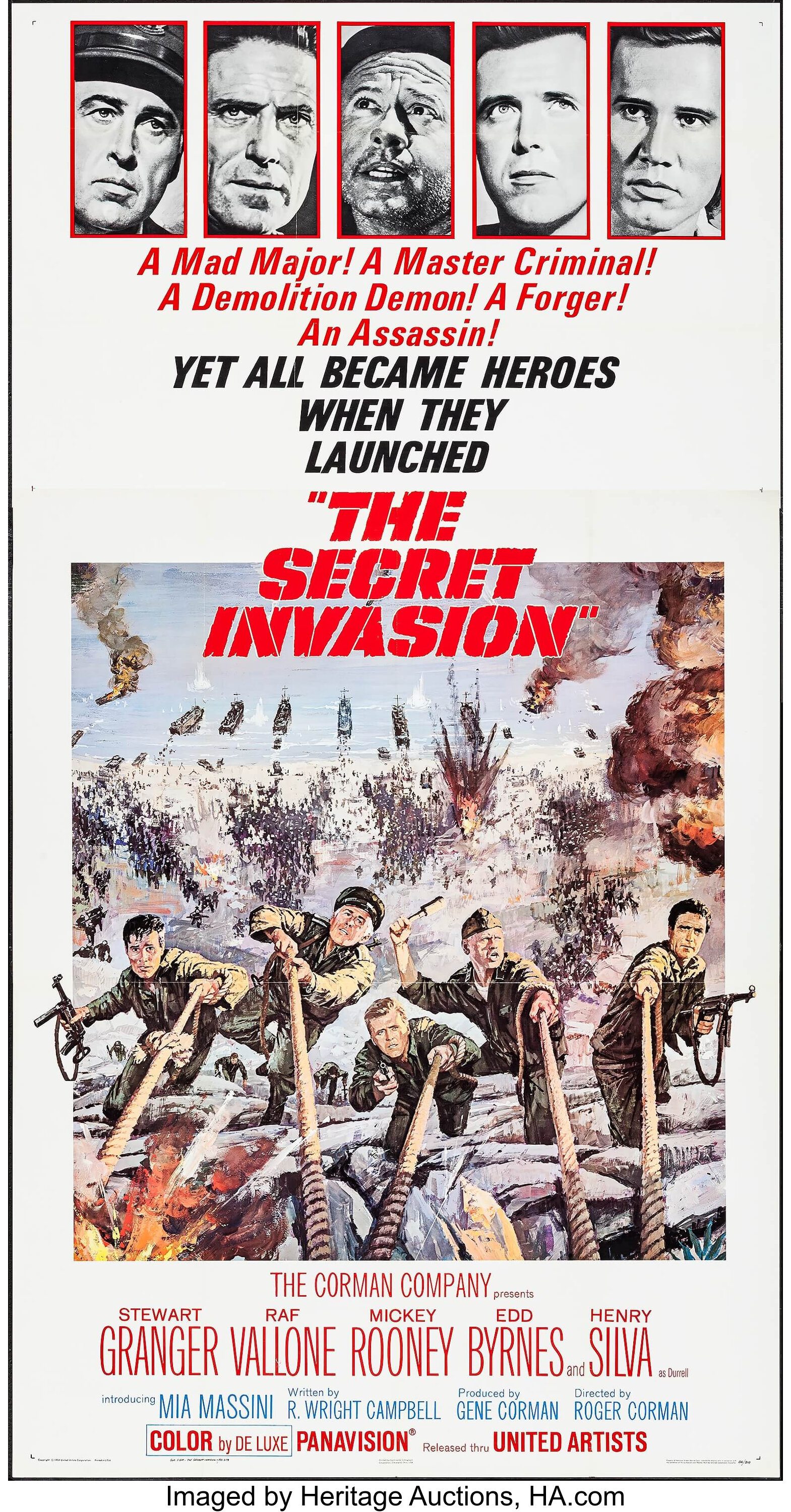 The Secret Invasion Original 1964 U.S. One Sheet Movie Poster - Posteritati  Movie Poster Gallery