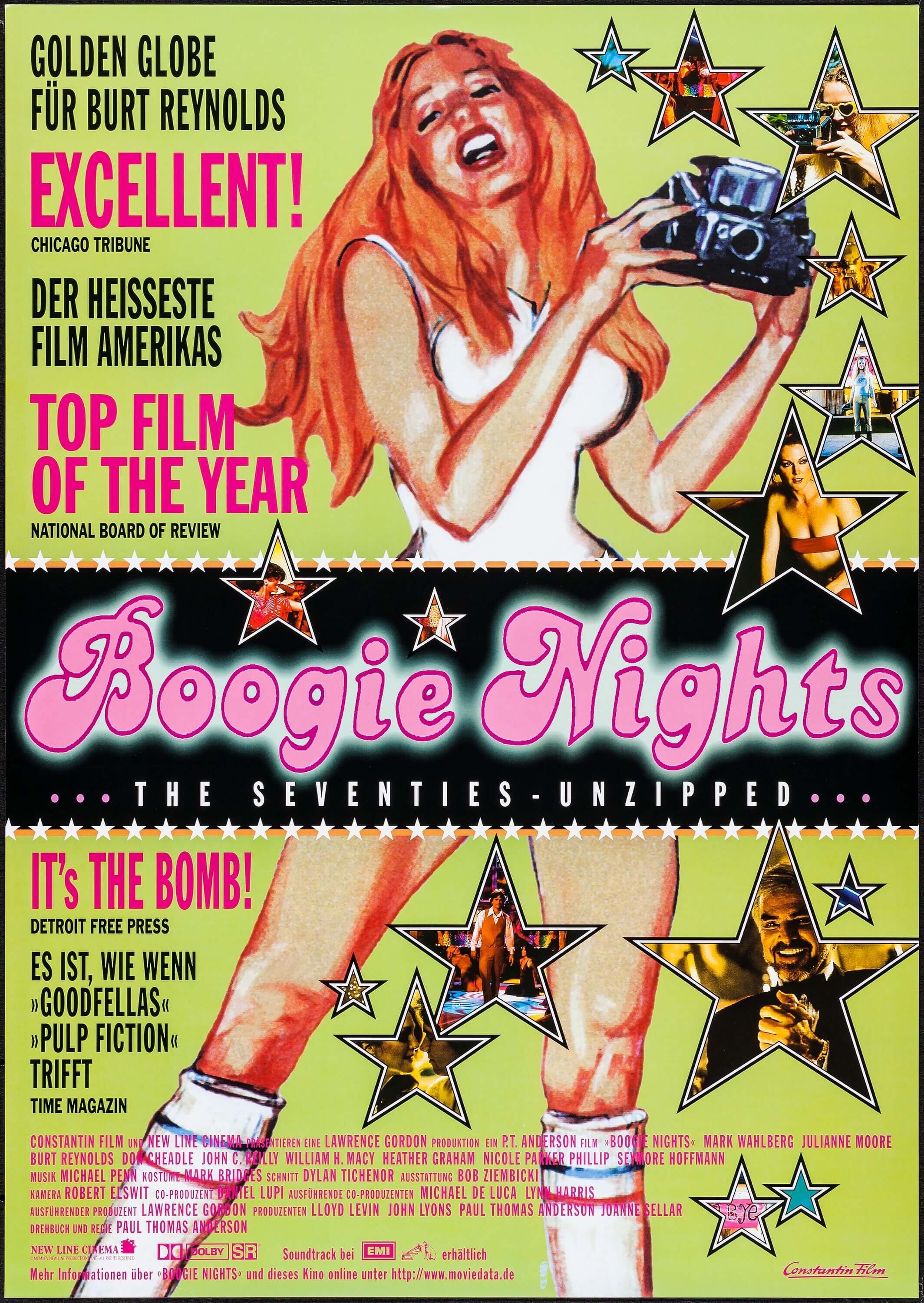 Boogie Nights (New Line, 1998). German A1 (23.5