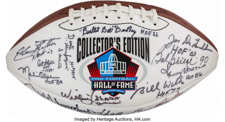 50 Pro Football Hall of Famers signing autographs this week 