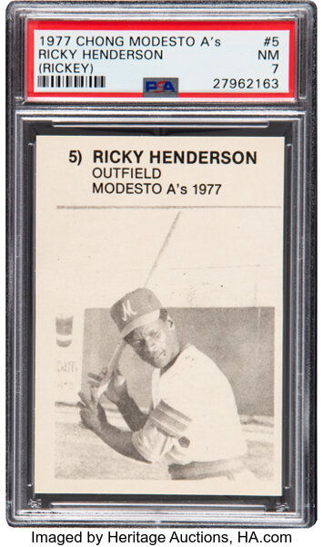 RICKEY HENDERSON A's 1990 CLASSIC YELLOW #T27