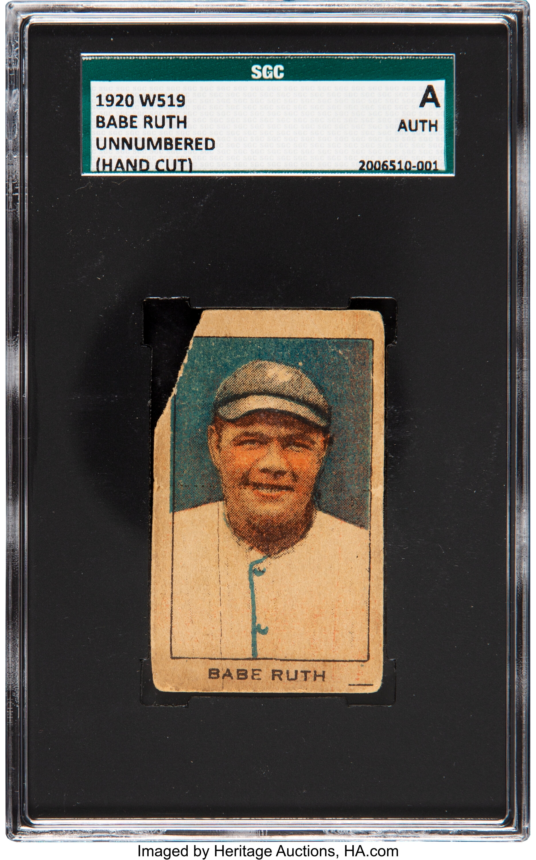 1920 W519 - Unnumbered Babe Ruth