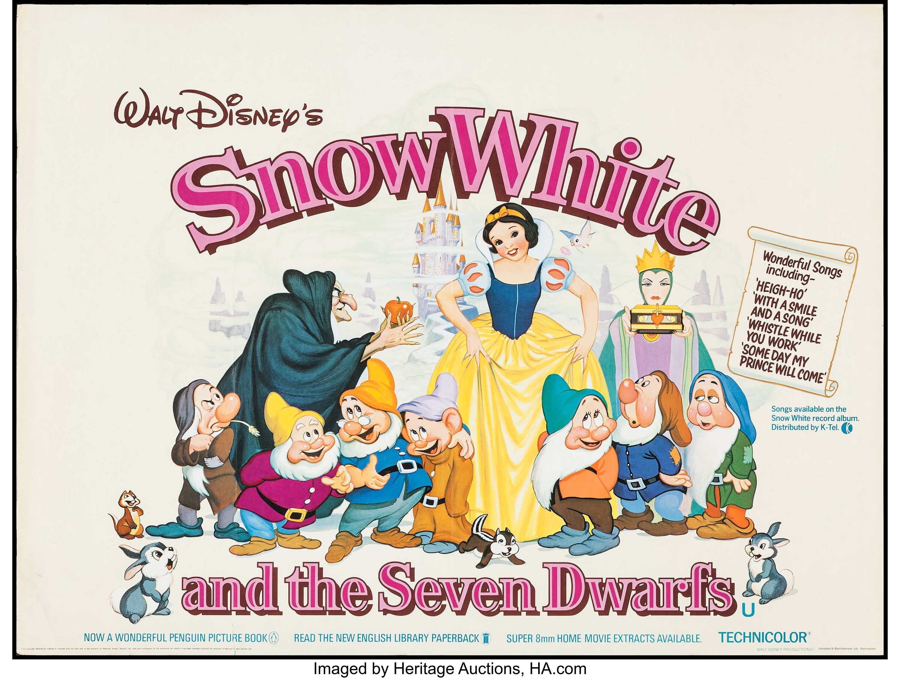 Snow White And The Seven Dwarfs Walt Disney Productions R 1975 Lot 51371 Heritage Auctions 
