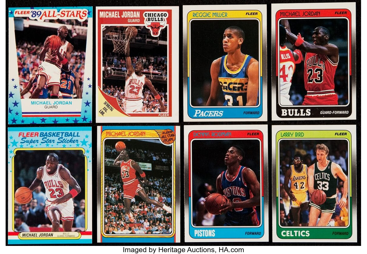 1989 fleer all star basketball cards