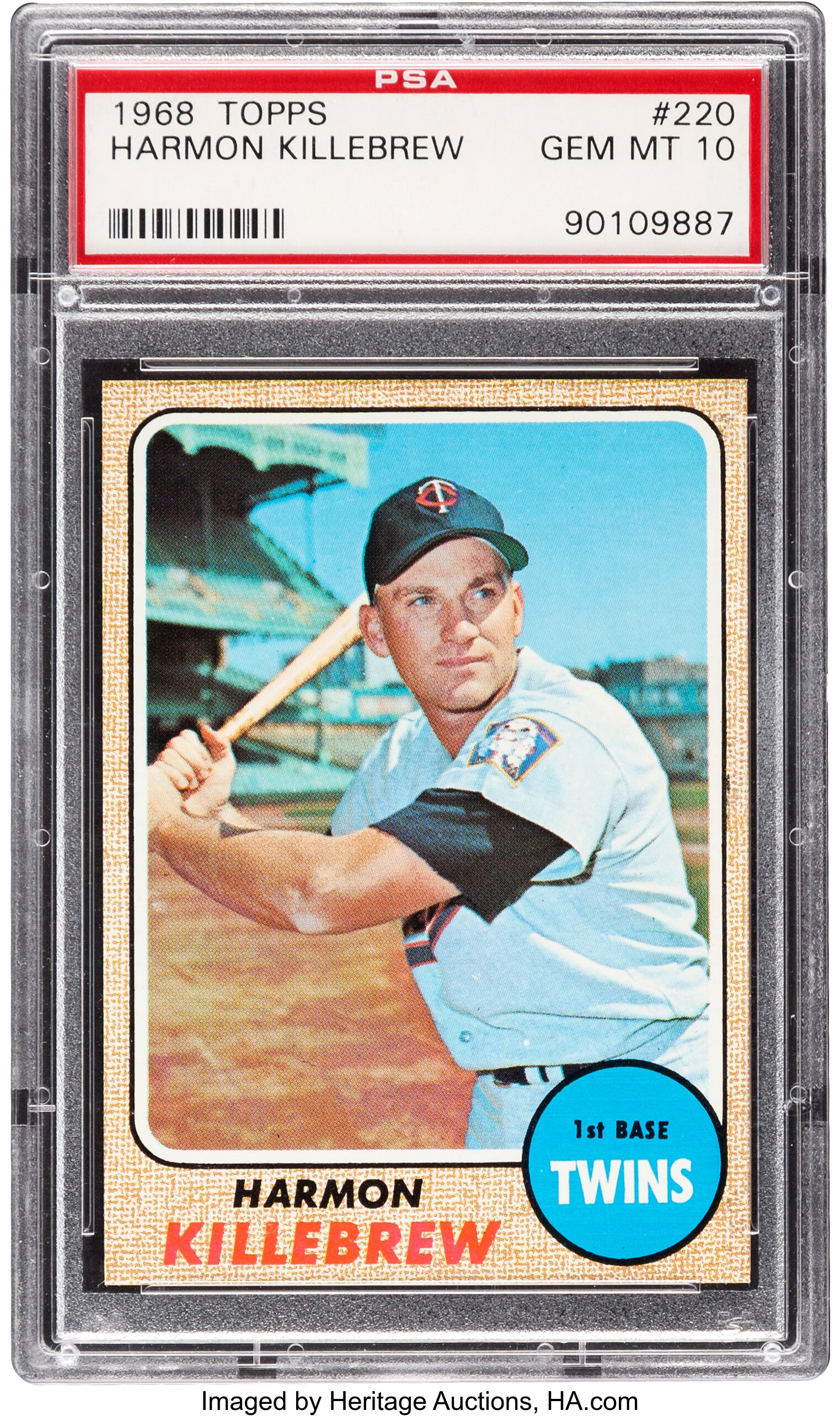 At Auction: 1968 Topps Harmon Killebrew #220