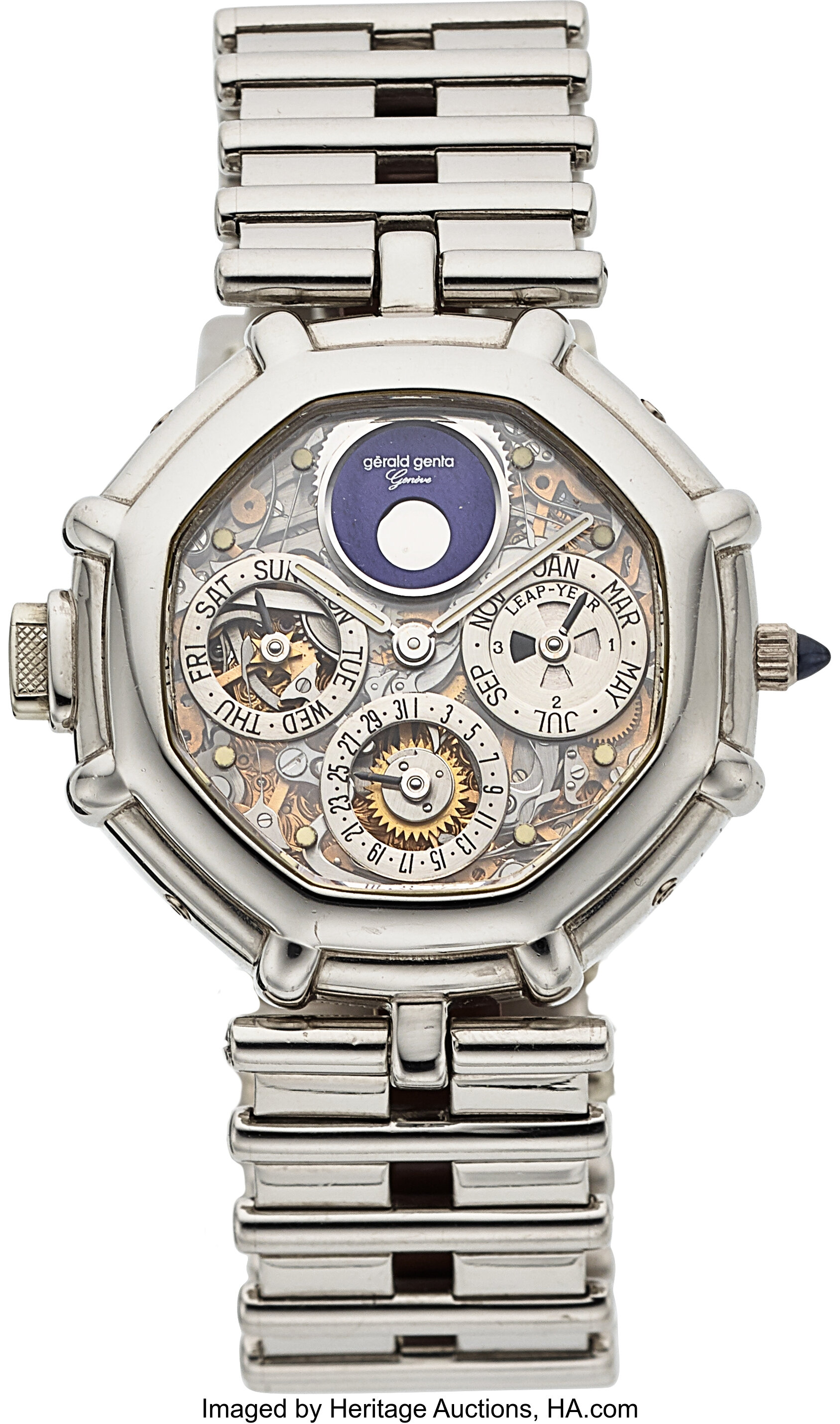 Gerald Genta Platinum "Success" Minute Repeating Perpetual Calendar