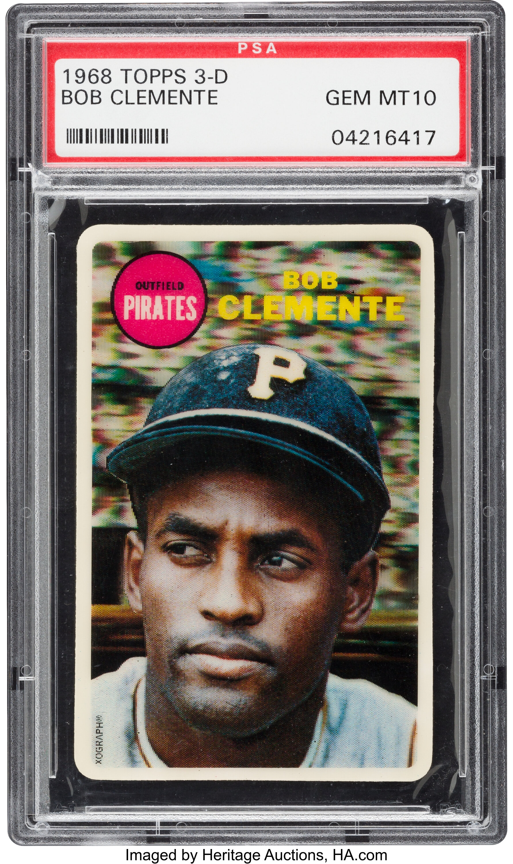 1968 Topps Roberto Clemente PSA