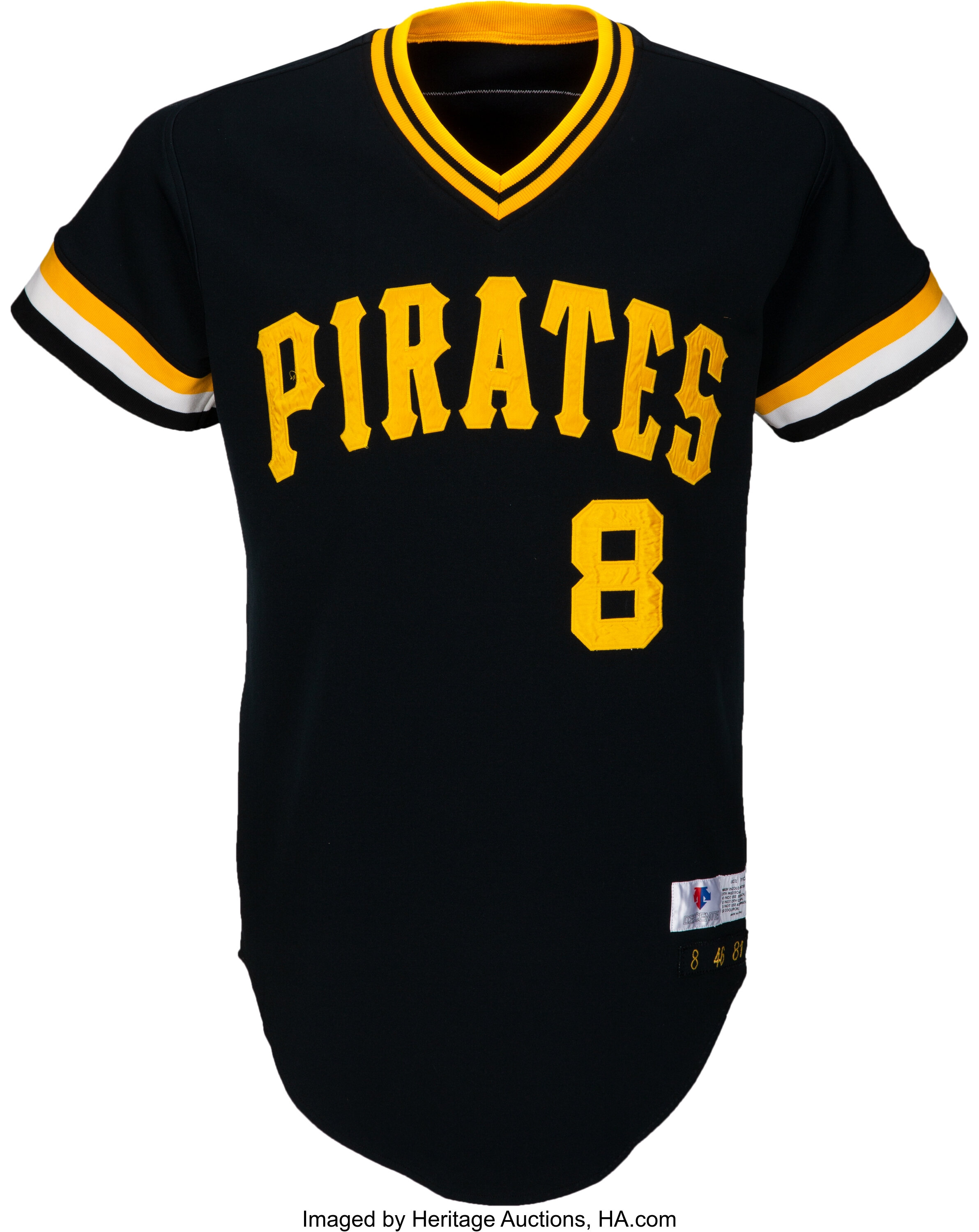1969 Willie Stargell Pittsburgh Pirates Game Worn Jersey - Photo-Matched  (MEARS 9)