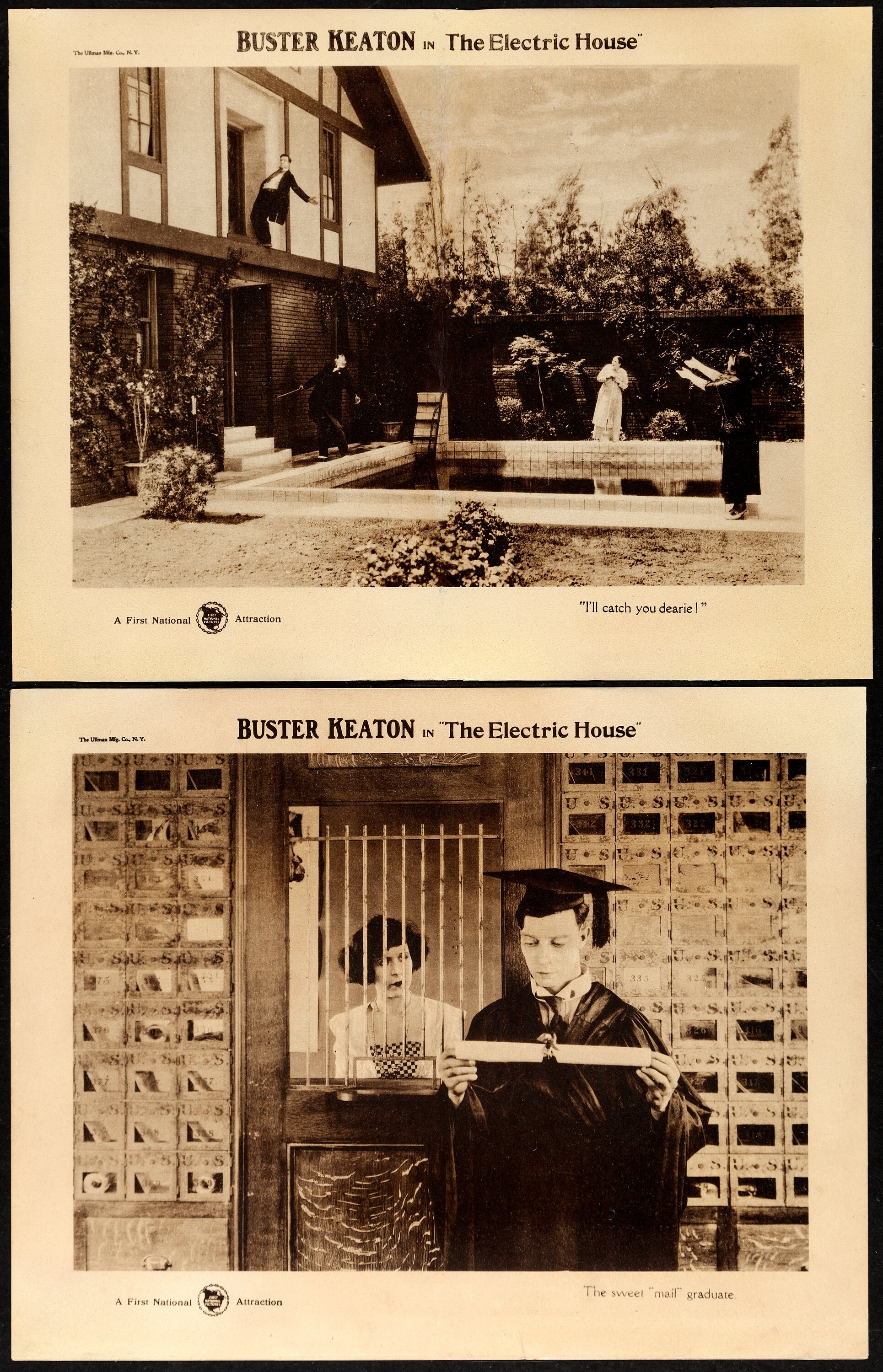 The Electric House First National 1922 Lobby Cards 2 11 X Lot Heritage Auctions