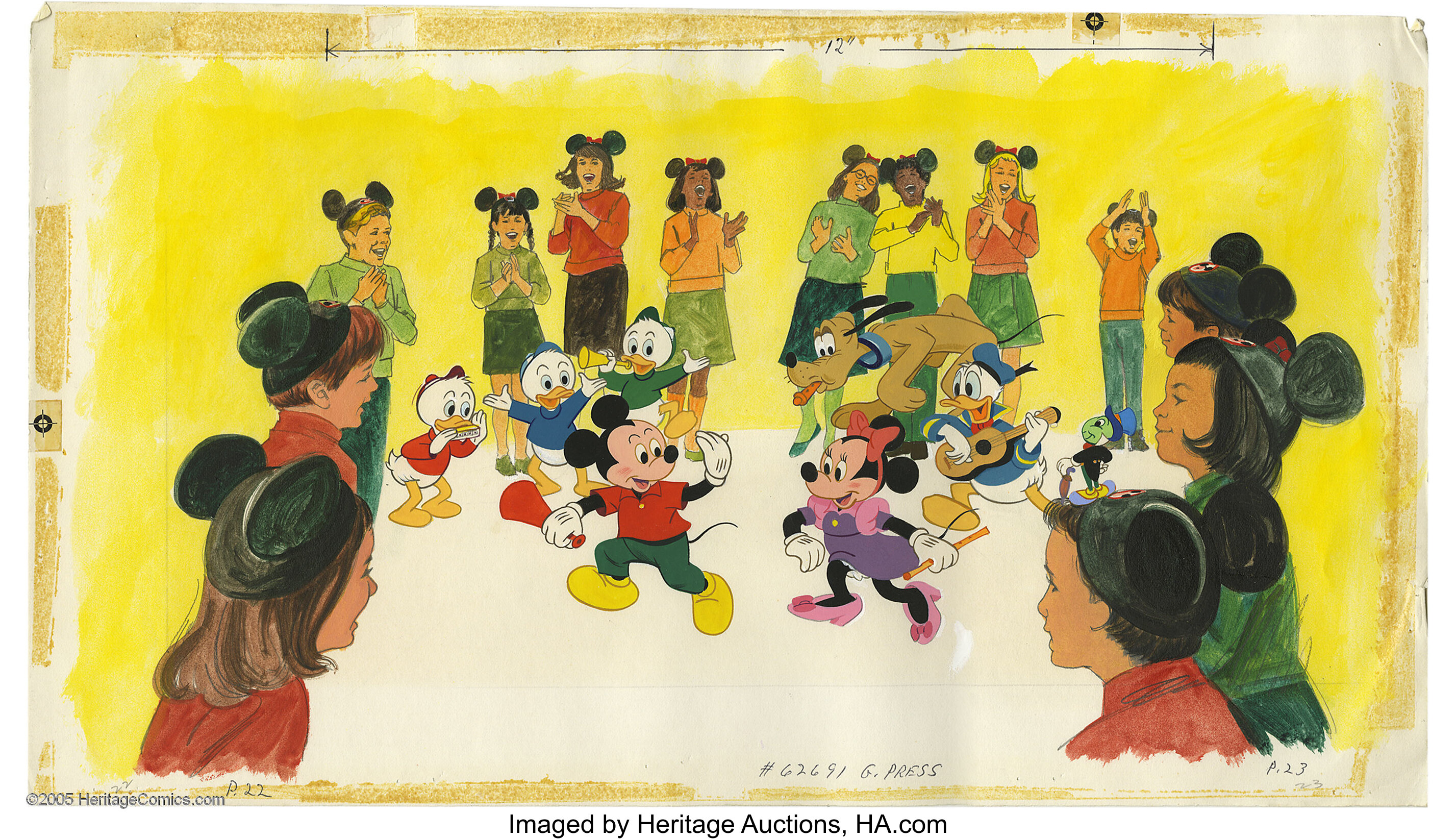 Walt Disney Studios - Mickey Mouse Club Illustration Original Art | Lot  #2304 | Heritage Auctions