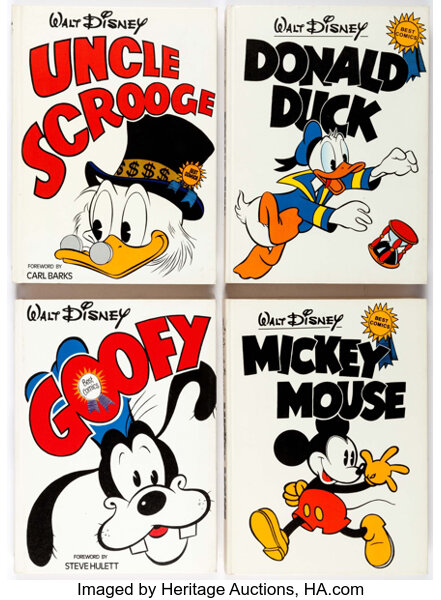Walt Disney Hardcover Books Group of 4 (Abbeville Press, | Lot ...