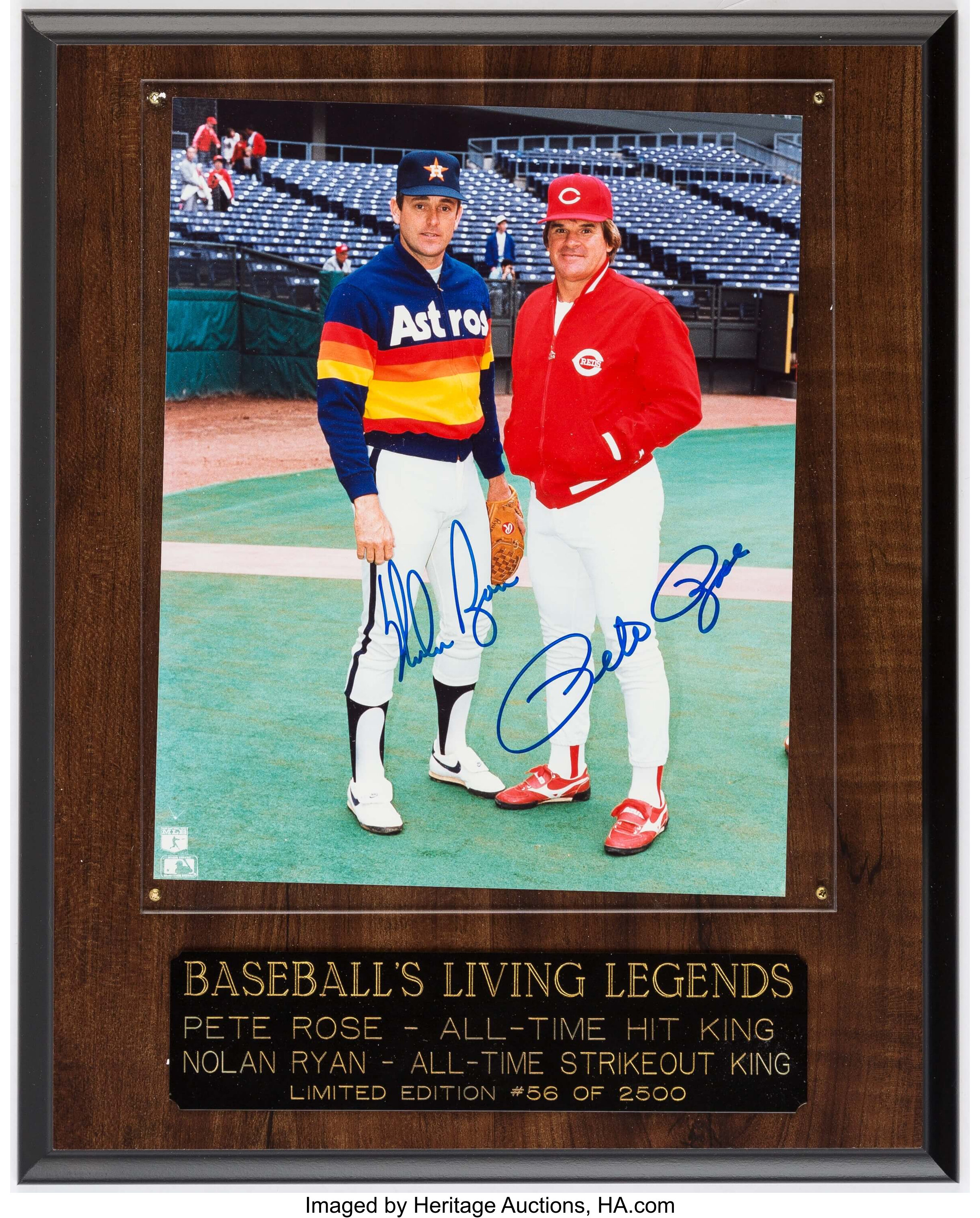 Nolan Ryan Texas Rangers Hall of Fame Legend Signed 8x10 Photo 