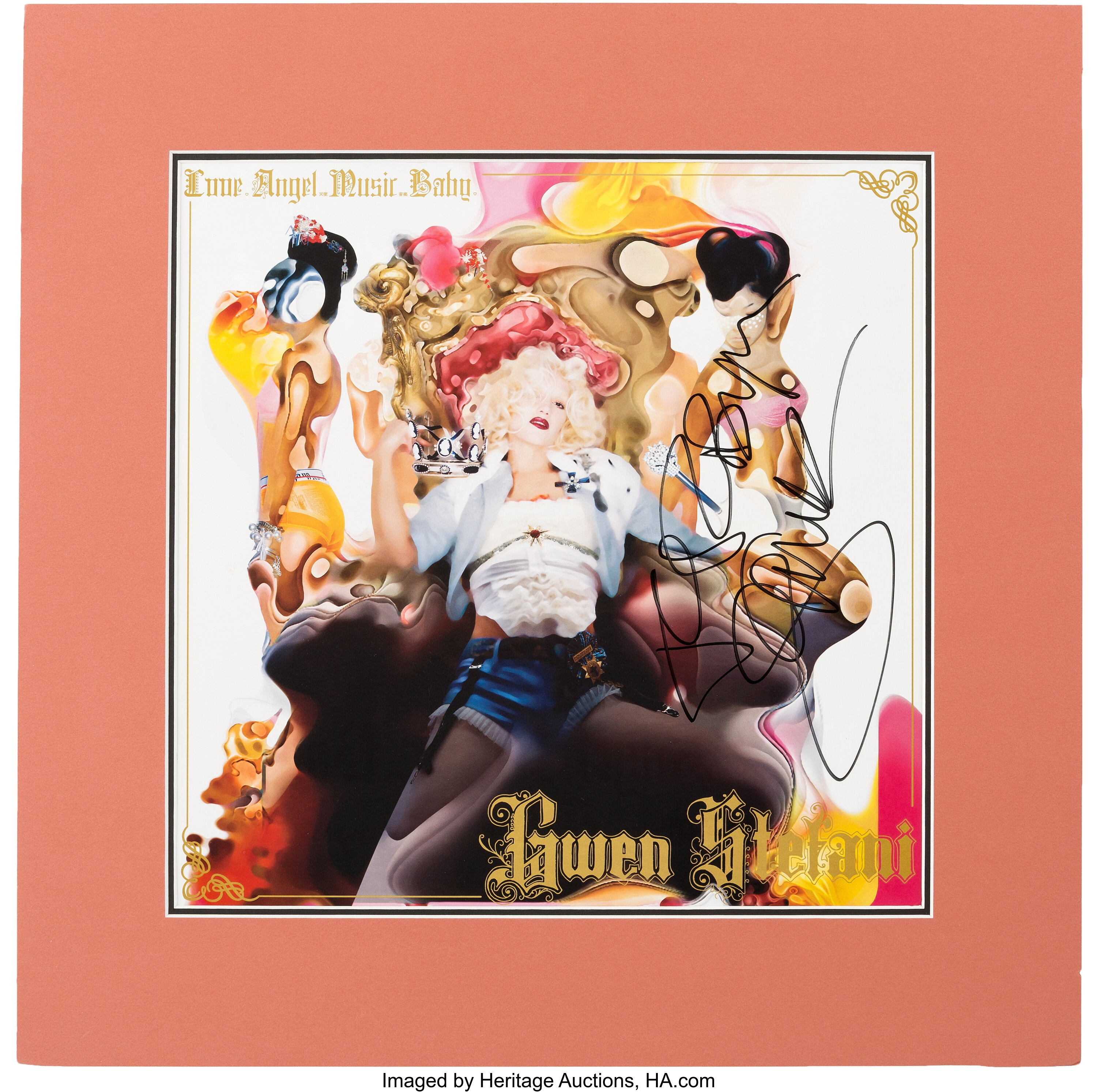 Gwen Stefani Signed Album Cover Photo, Circa 2004.... Music | Lot ...