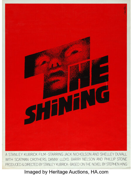 The Shining (Warner Brothers, 1980). Limited Edition Silk Screen