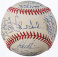 1993 Florida Marlins Inaugural Season Team Signed National League Baseball