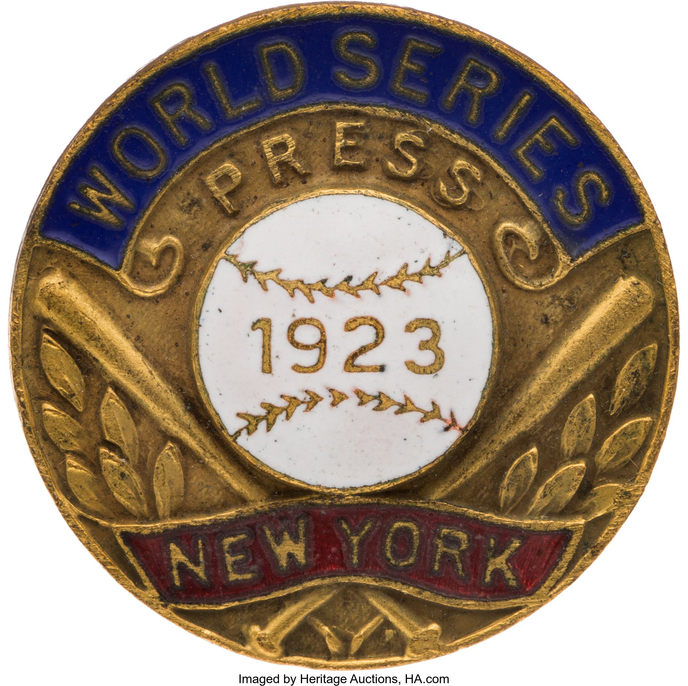 1923 World Series Commemorative Pin - Yankees vs. Giants