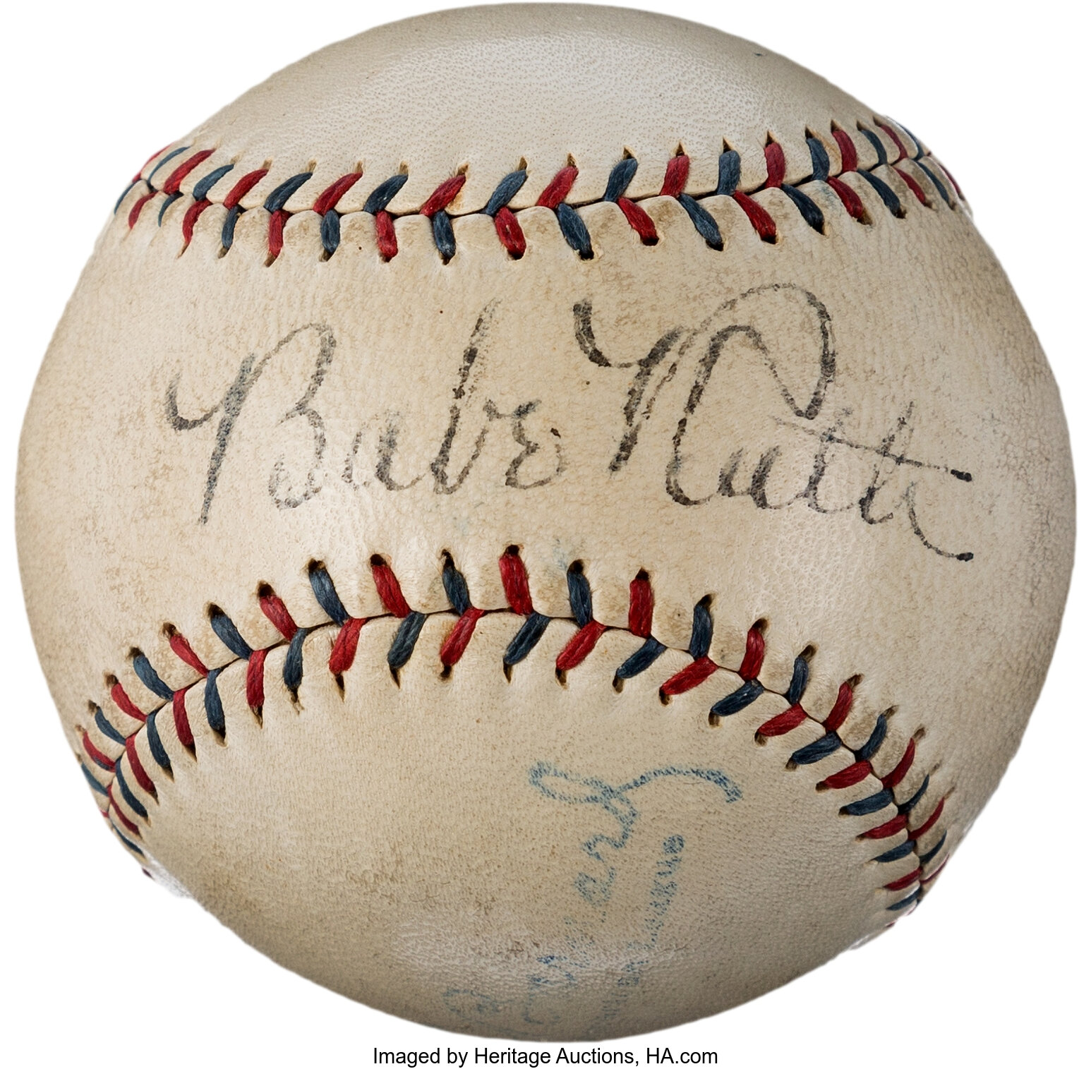 Circa 1930 Babe Ruth Single Signed Baseball.. ... Baseball | Lot #80126 ...