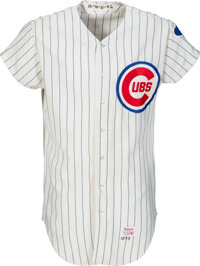 1970 Ron Santo Game Worn Chicago Cubs Jersey. Baseball