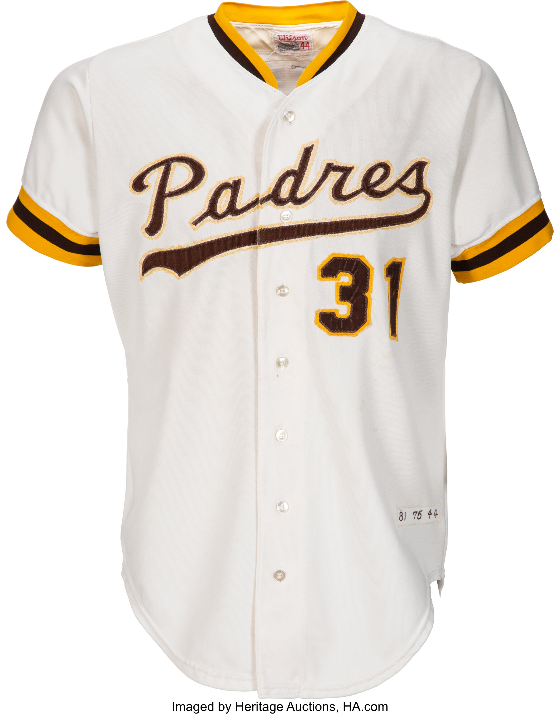 1975 San Diego Padres Game Used Home Jersey (Very Rare)