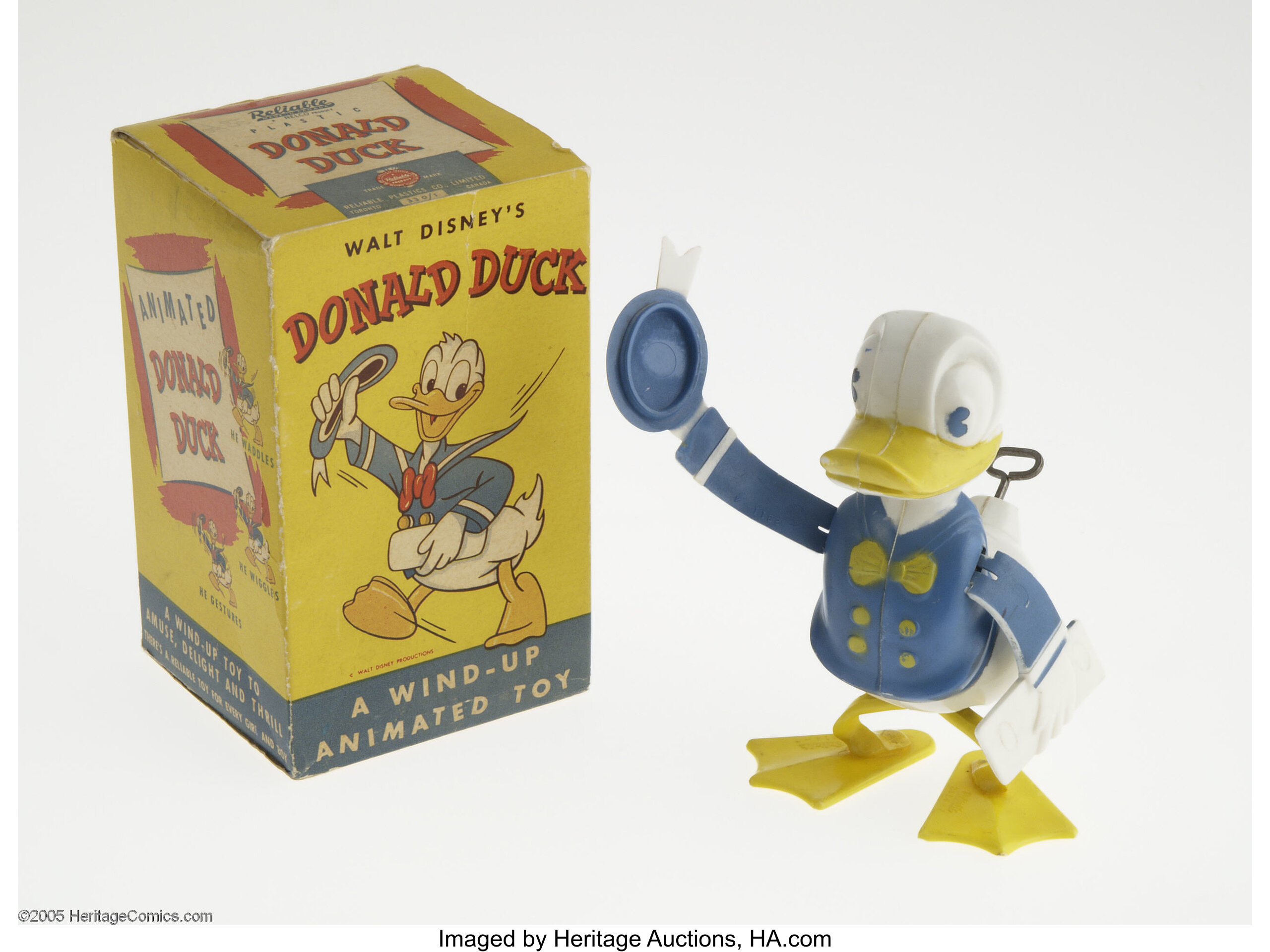 Donald duck store wind up toy