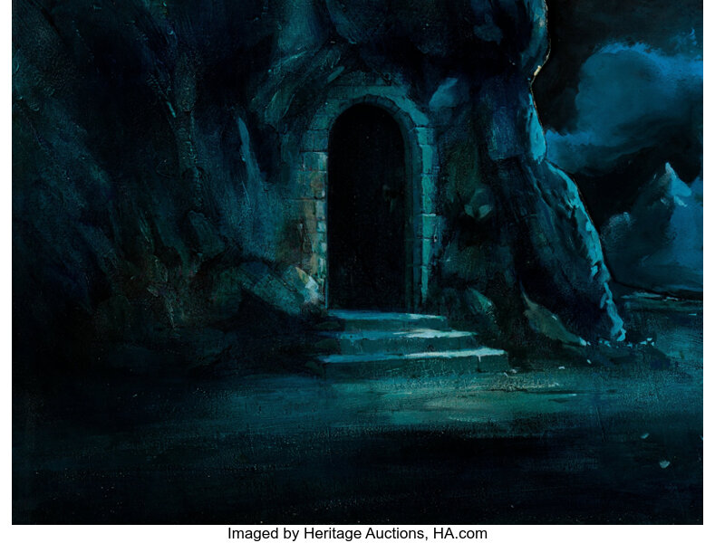 Ralph Bakshi on X: The Bridge of Khazad-dûm background art