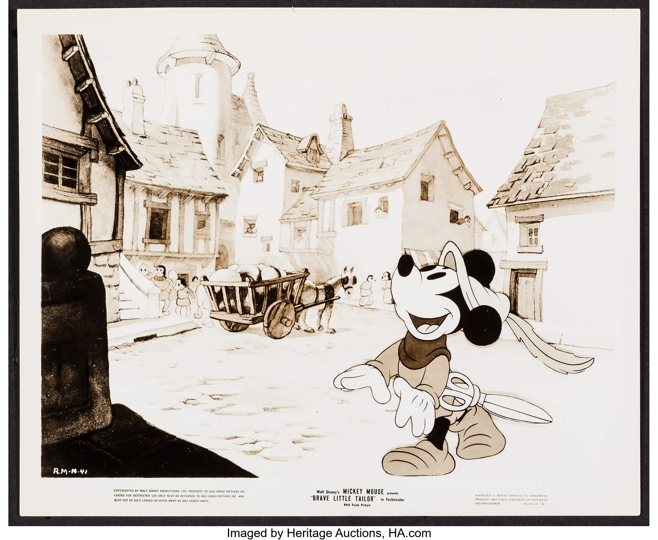 Mickey Mouse in The Brave Little Tailor (RKO, 1938). Photo