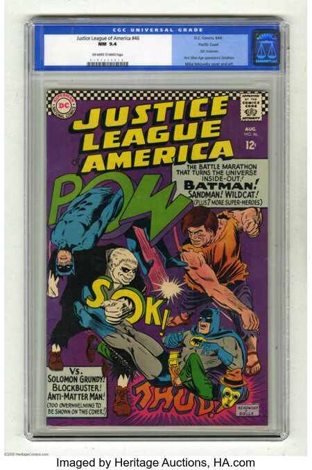 How Much Is Justice League of America #46 Worth? Browse Comic Prices |  Heritage Auctions