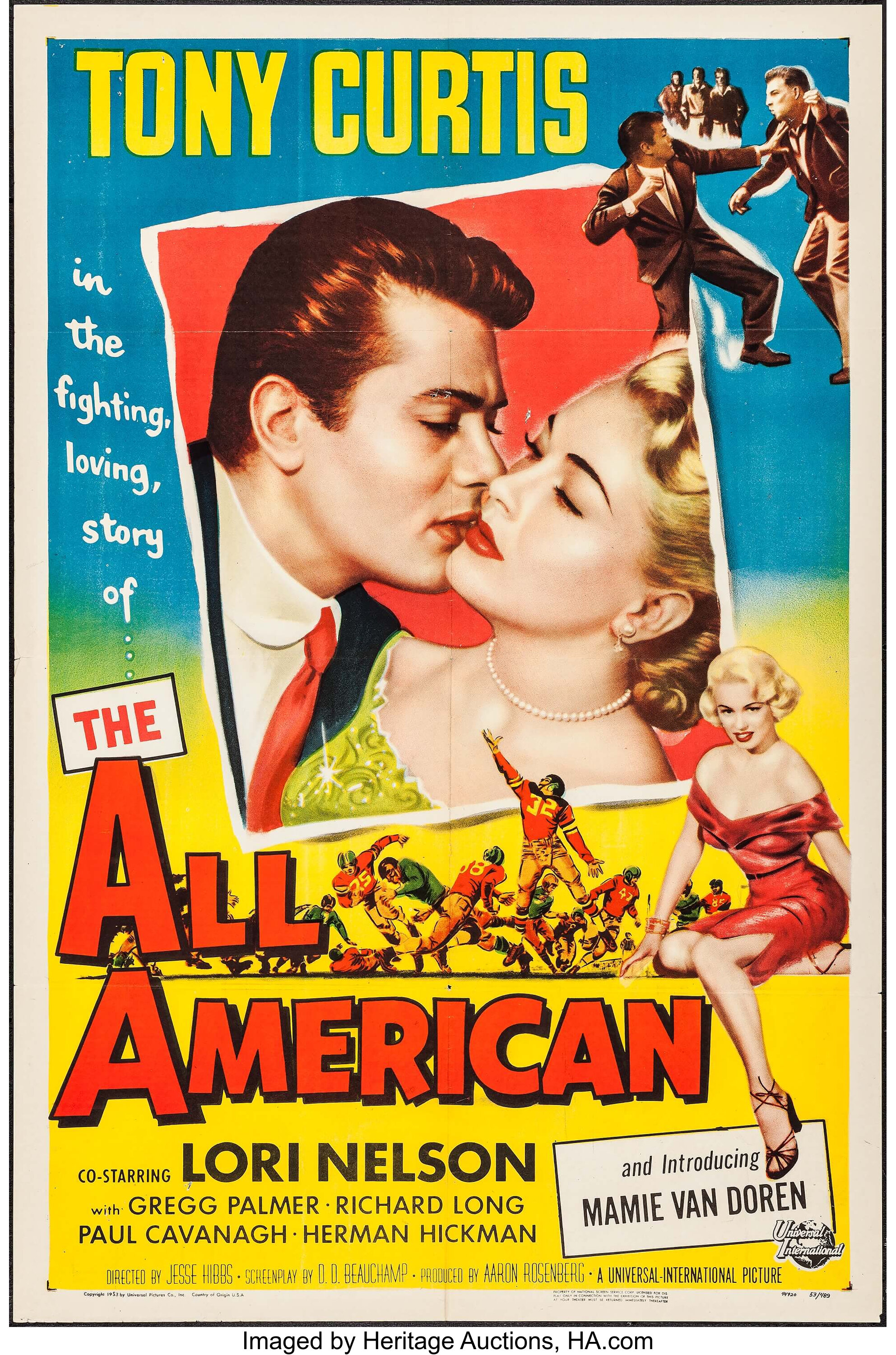 The All American (Universal International, 1953). One Sheet (27