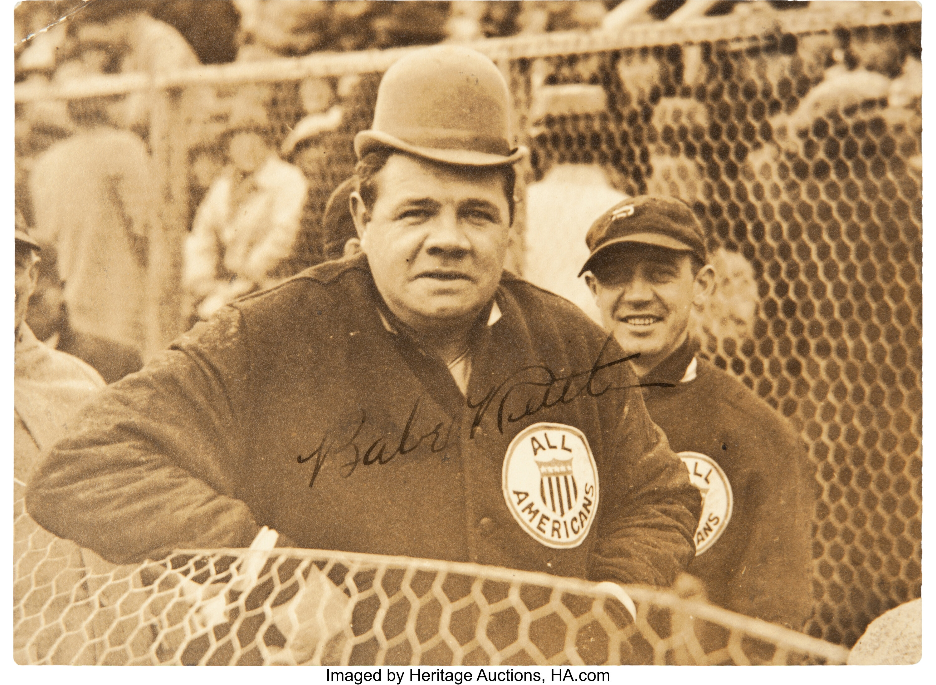 Lot Detail - 1934 Babe Ruth Tour of Japan Game-Used Cap (Only Known Example  • Sourced From The Ruth Family 30+ Years Ago)