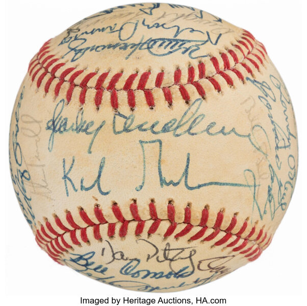 Sold at Auction: Nellie Fox memorabilia/Tom Brookens autographs