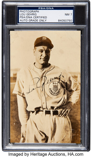 1934 Lou Gehrig Tour of Japan Game Worn Uniform. Baseball