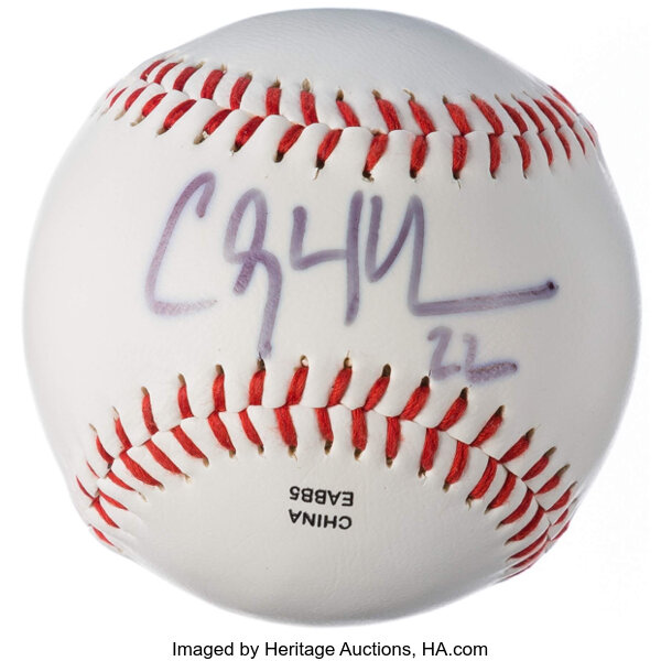 Clayton Kershaw Single Signed Baseball..  Autographs Baseballs, Lot  #41111