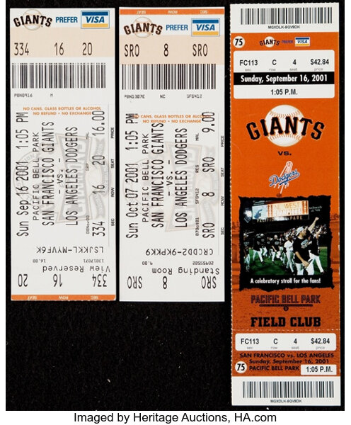 San Francisco: San Francisco Giants Baseball Game Ticket