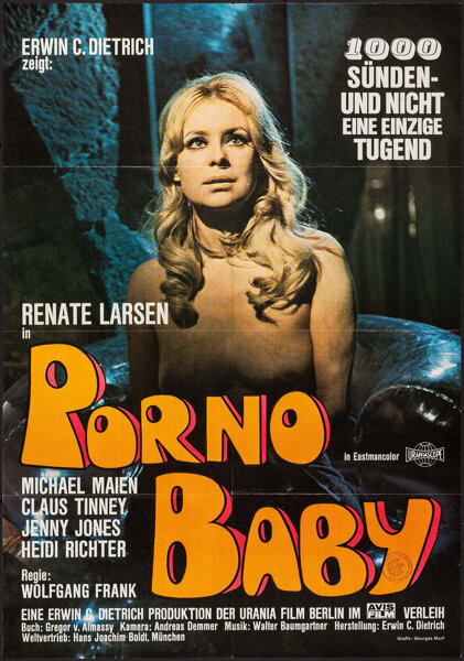 Porno Baby (Urania-Filmproduktion, 1970). Folded, Very Fine ...