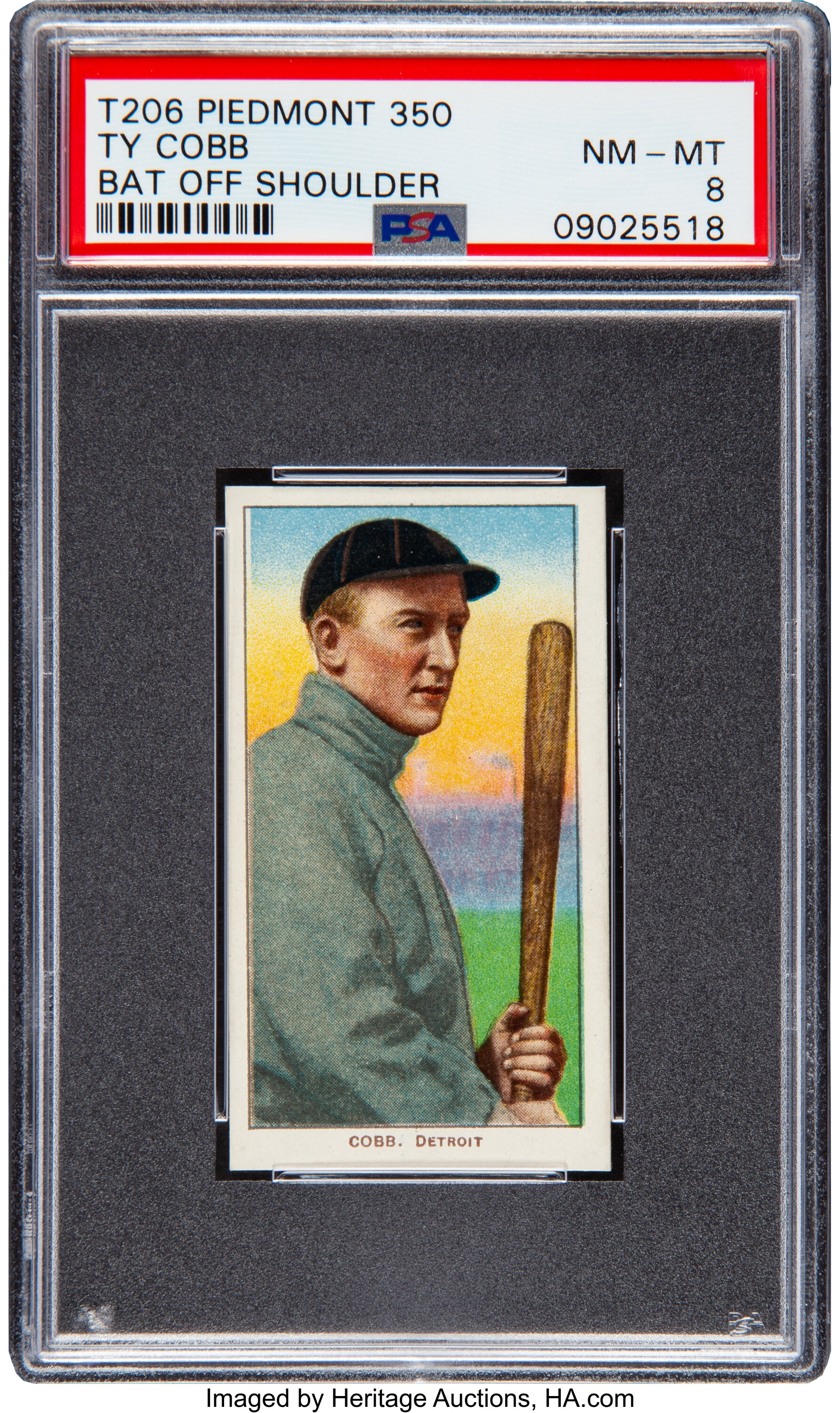 Sold at Auction: 1909-11 T206 Ty Cobb (Bat on shoulder).