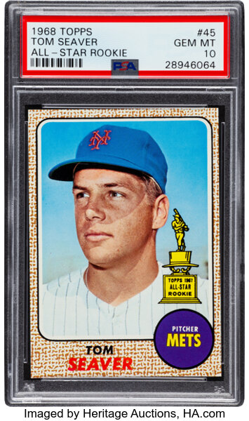 Psa/Dna Certified Tom Seaver Autographed Trading Card PSA_DNA on Goldin  Auctions