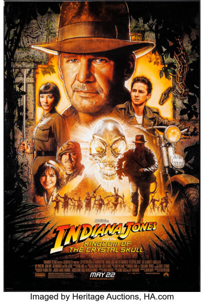 Indiana Jones and the Kingdom of the Crystal Skull - Movie Poster 60x160cm  - Paramount Pictures 2008