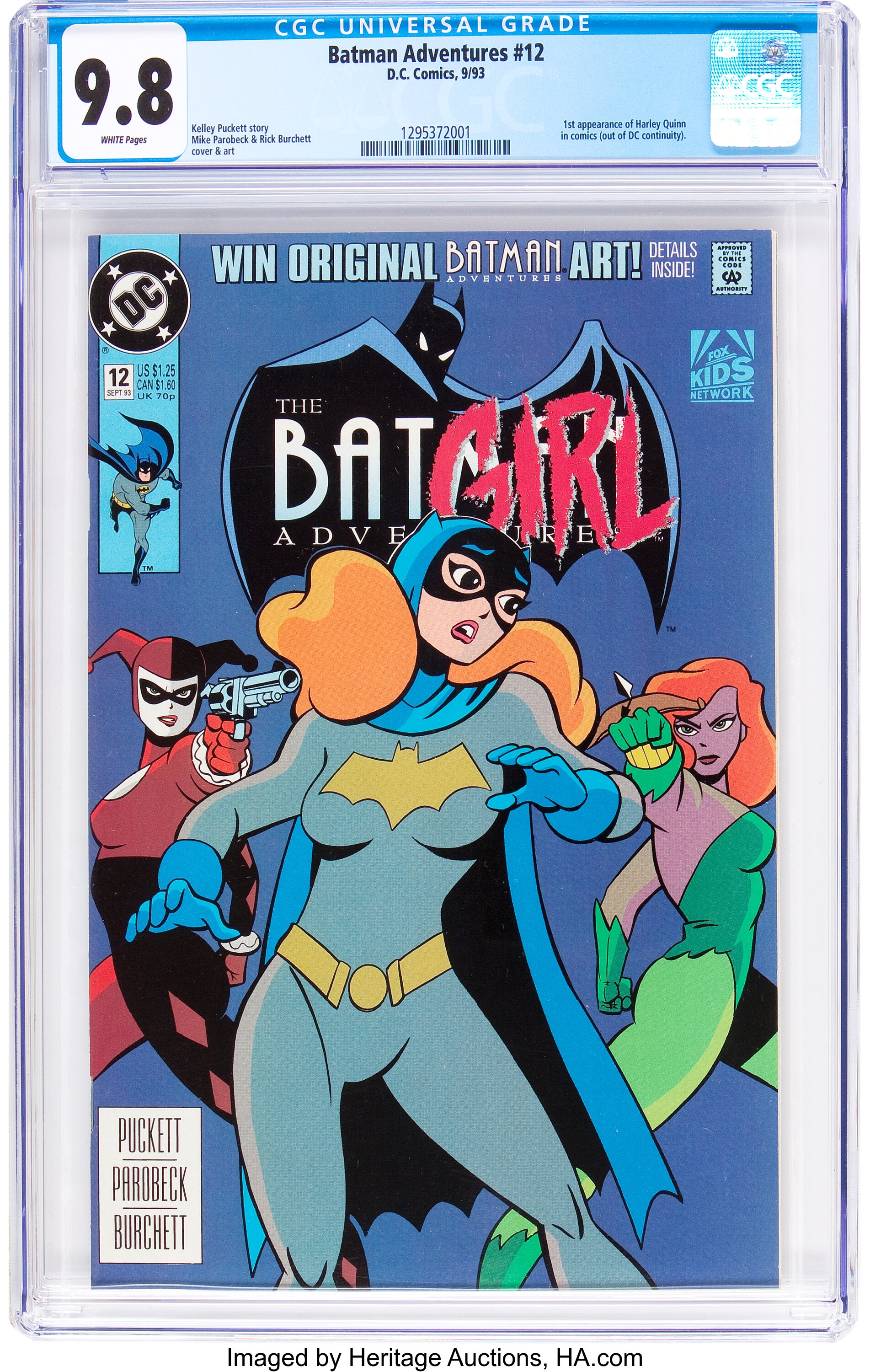 The Batman Adventures #12 (DC, 1993) CGC NM/MT 9.8 White pages ...